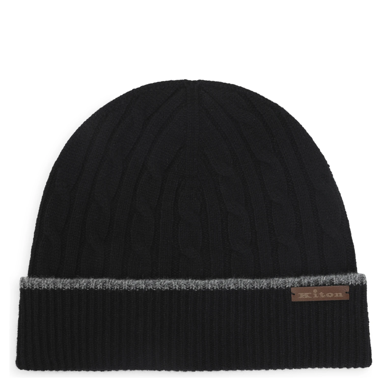 Kiton Cable-knit Beanie
