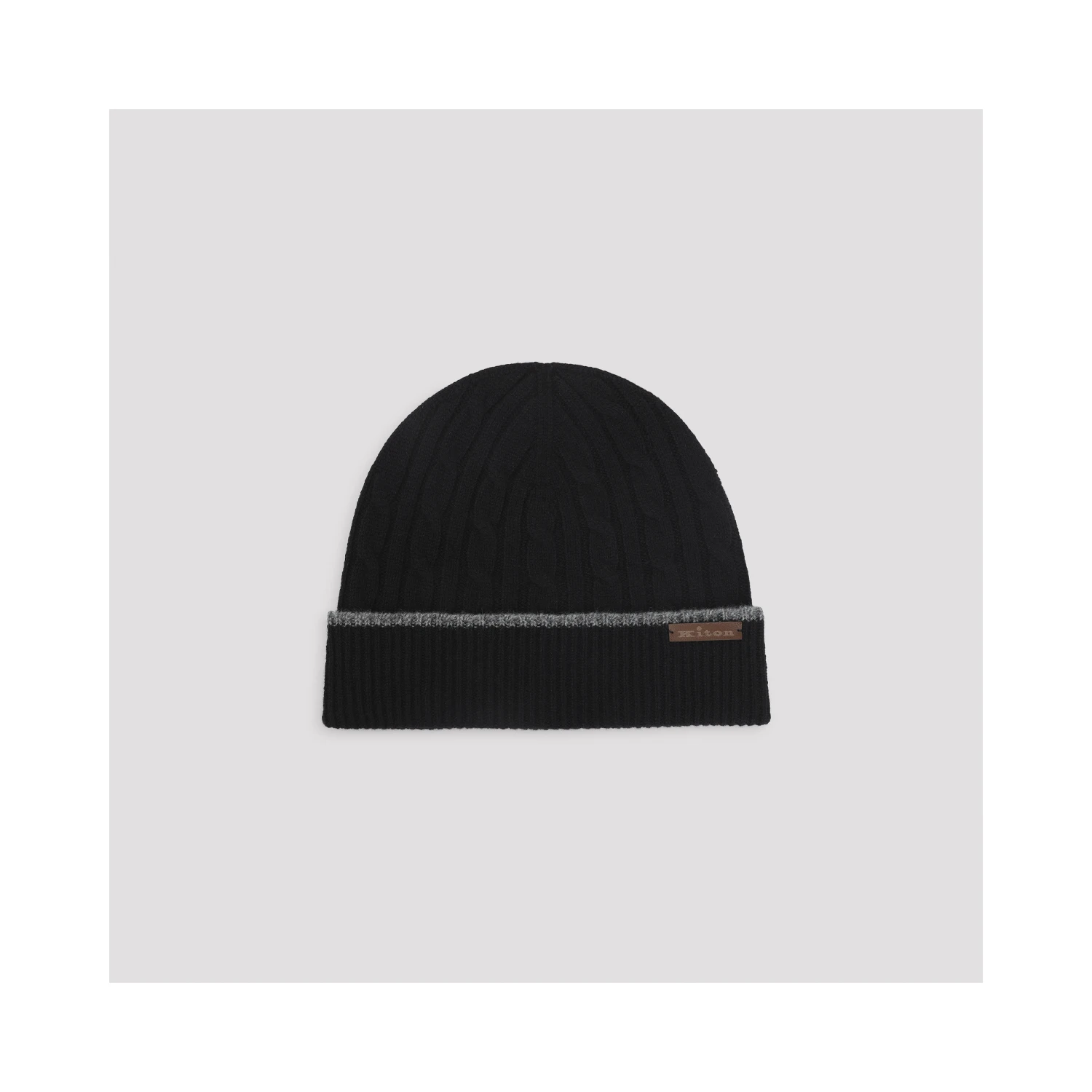 Kiton Cable-knit Beanie