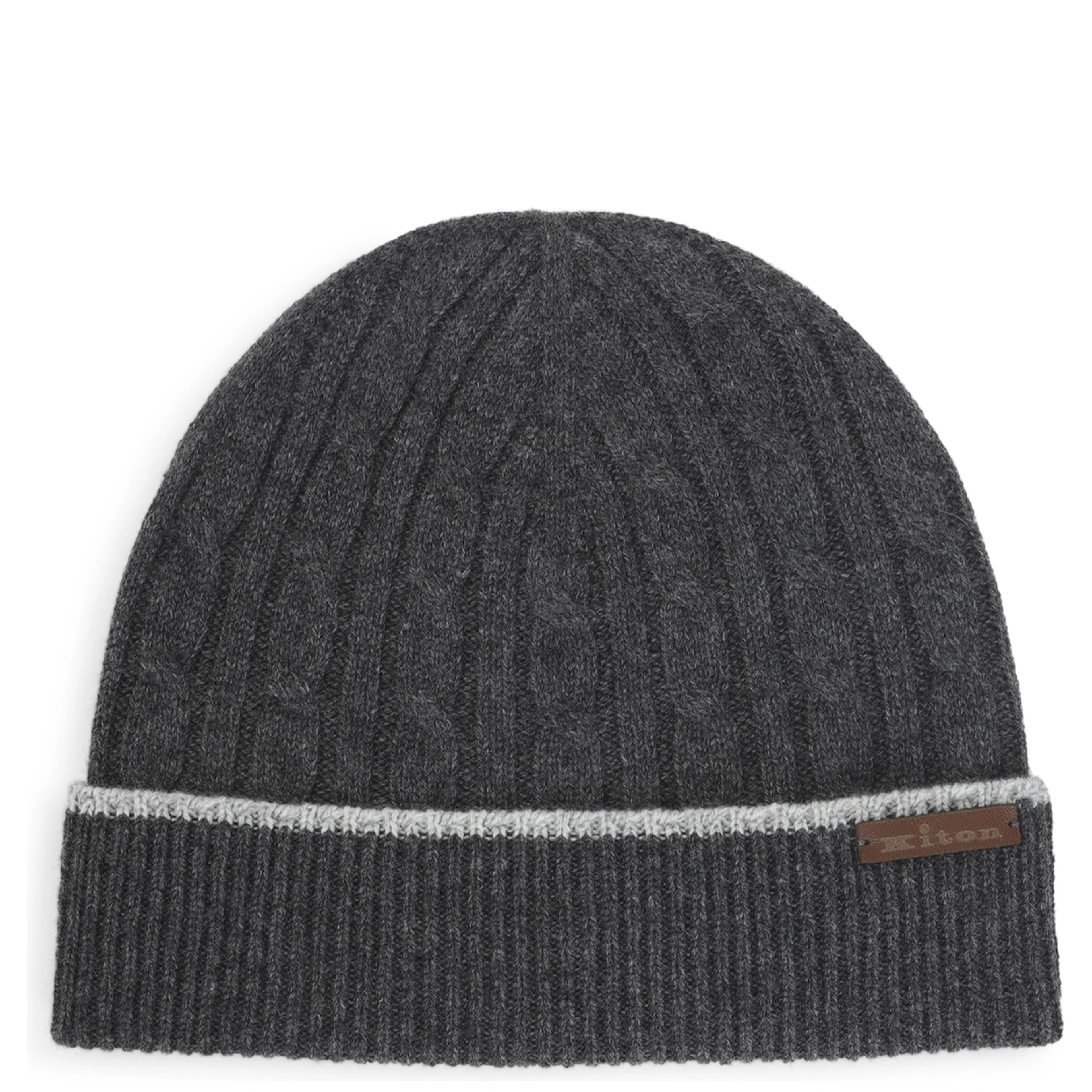 Kiton Cable-knit Beanie