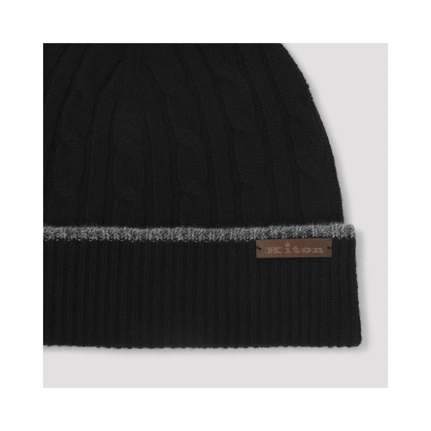 Kiton Cable-knit Beanie