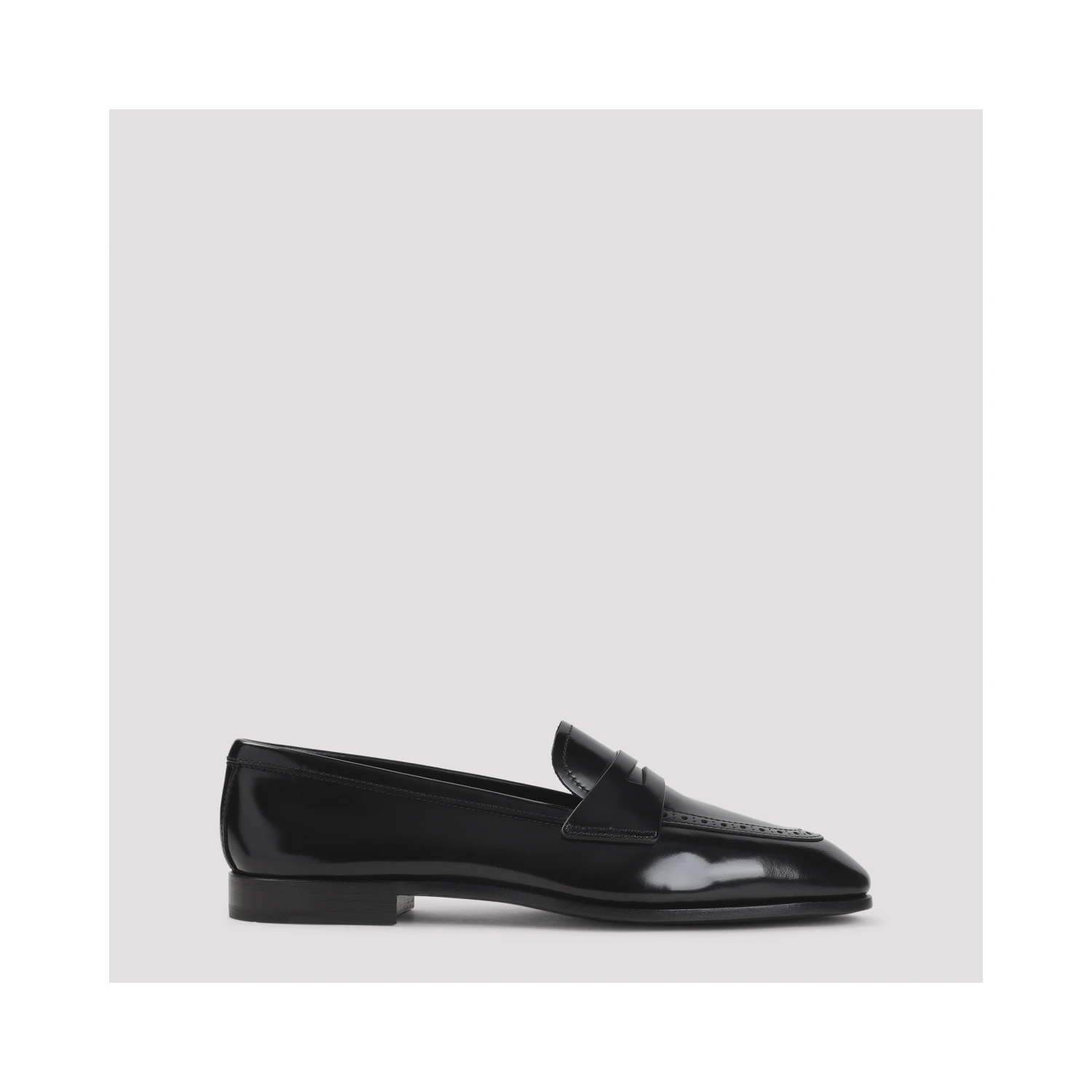Church`s Onyx Penny Loafers