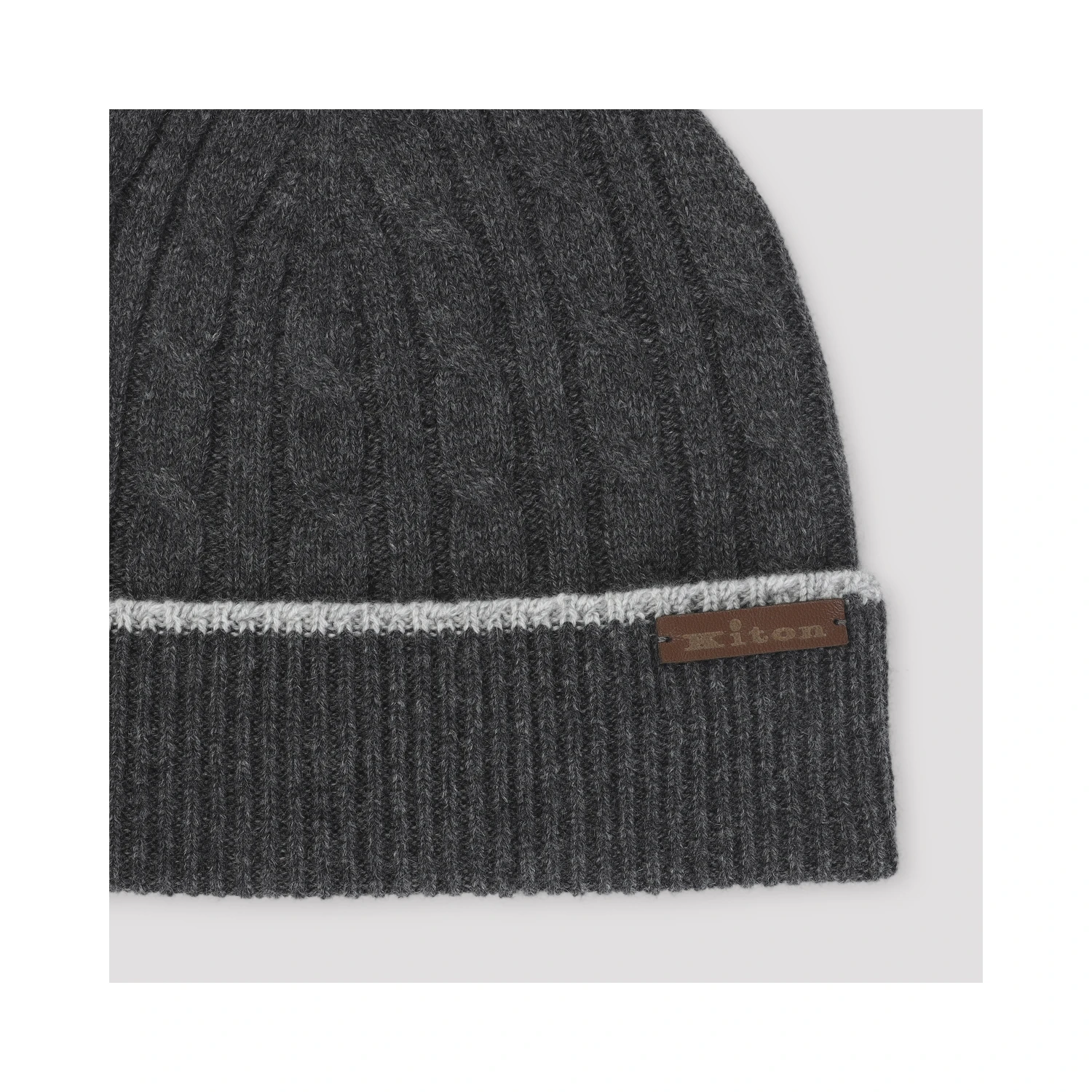 Kiton Cable-knit Beanie