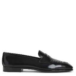 Church`s Onyx Penny Loafers