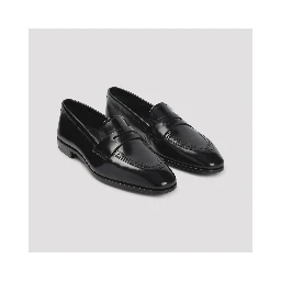 Church`s Onyx Penny Loafers