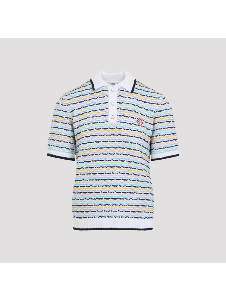Casablanca Knitted Polo