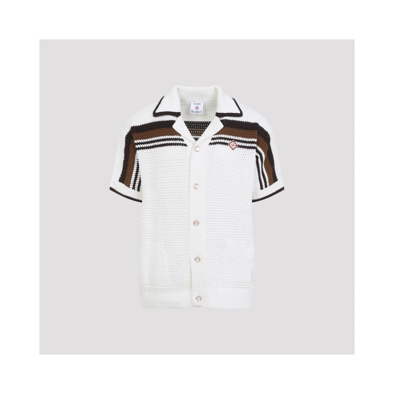 Casablanca short-sleeve crochet Shirt