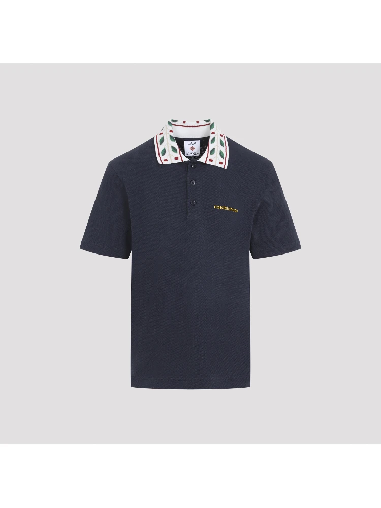 Casablanca Laurel Piqué Polo