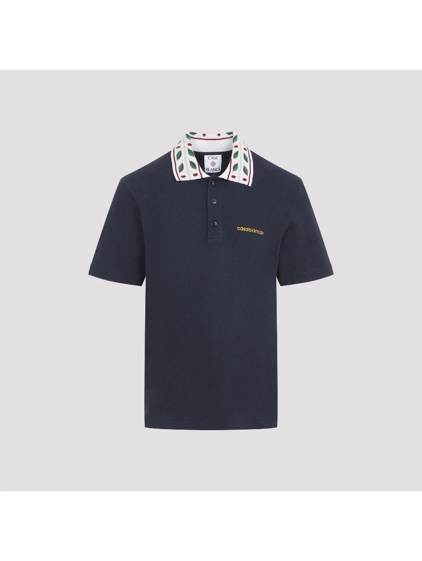 Casablanca Laurel Piqué Polo