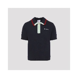 Casablanca Knitted Track Polo