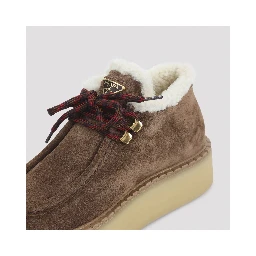 Prada Lace-up Ankle Boots