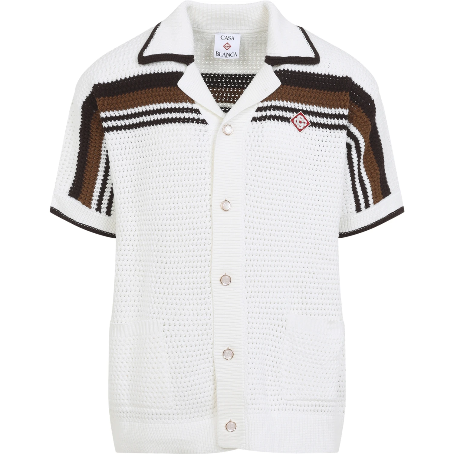 Casablanca short-sleeve crochet Shirt
