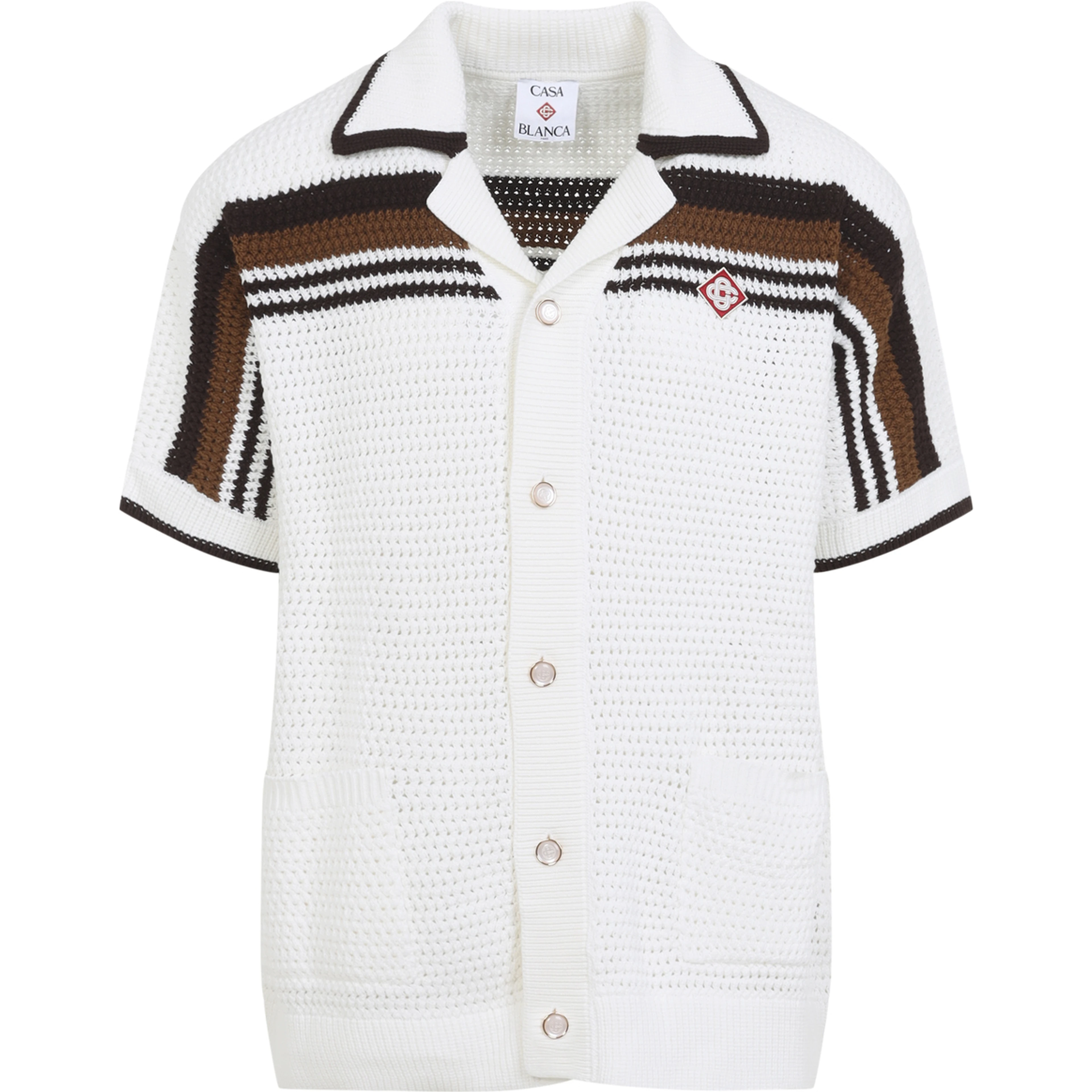 Casablanca short-sleeve crochet Shirt