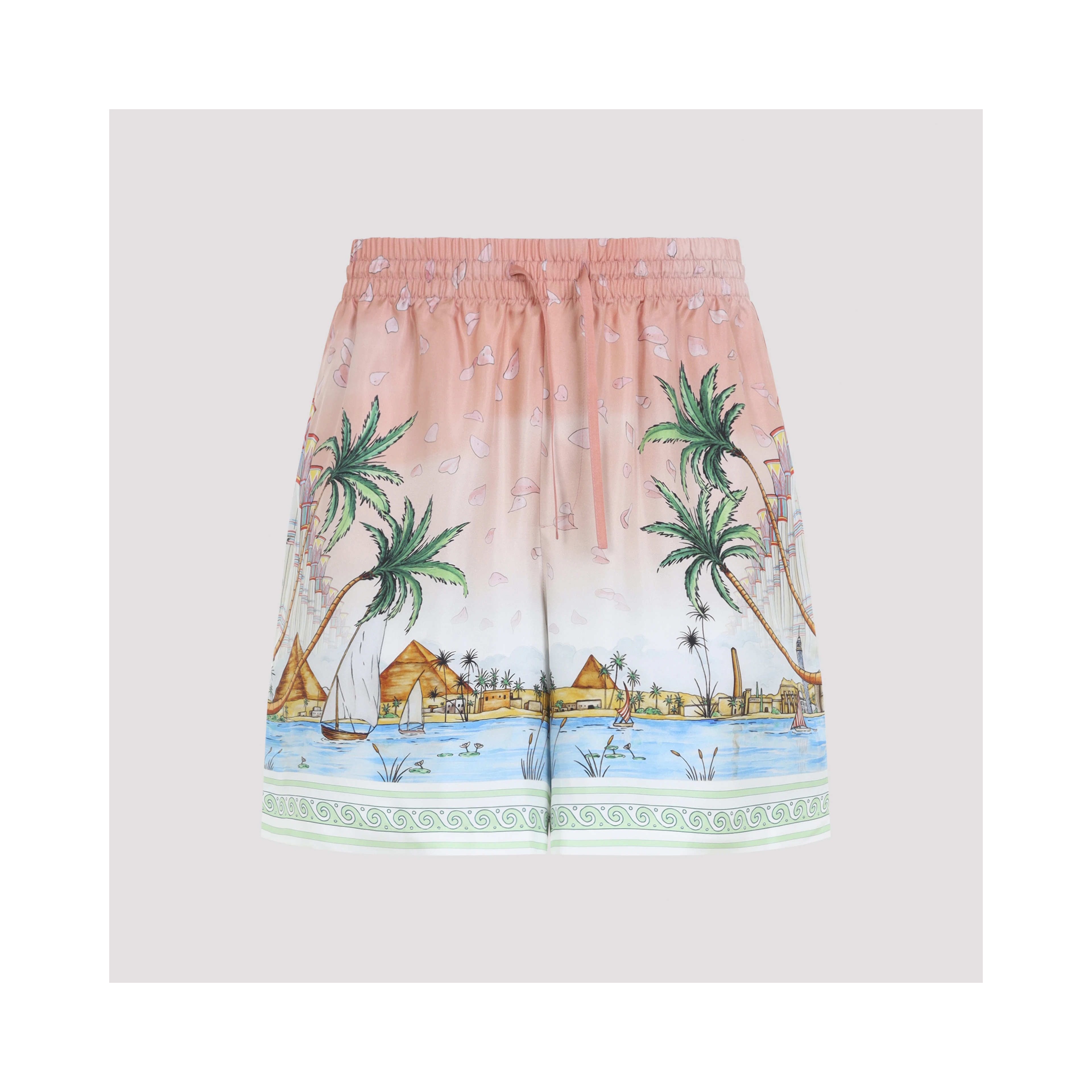 Casablanca Ethereal Silk Shorts
