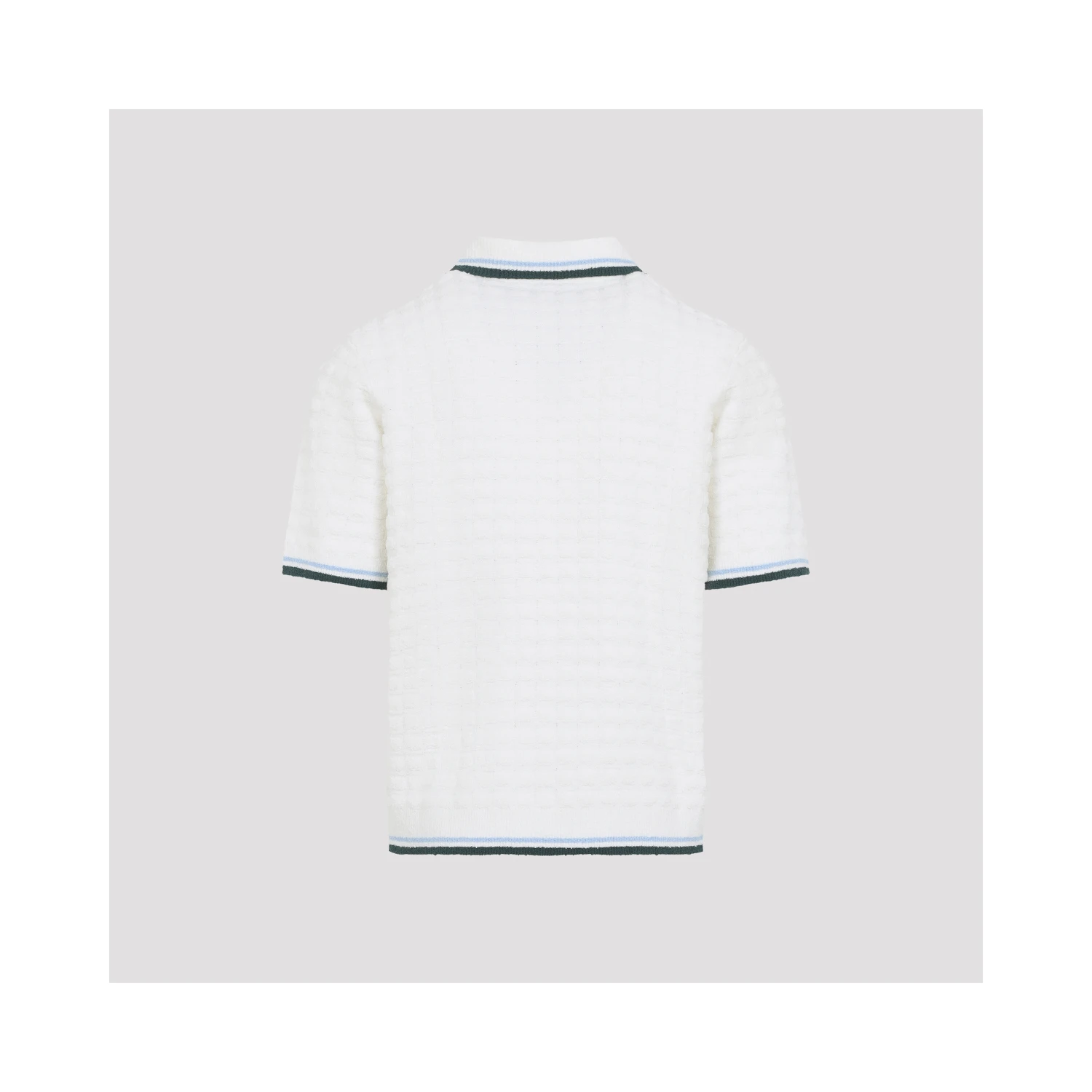 Casablanca Boucle short-sleeve Knitted Polo