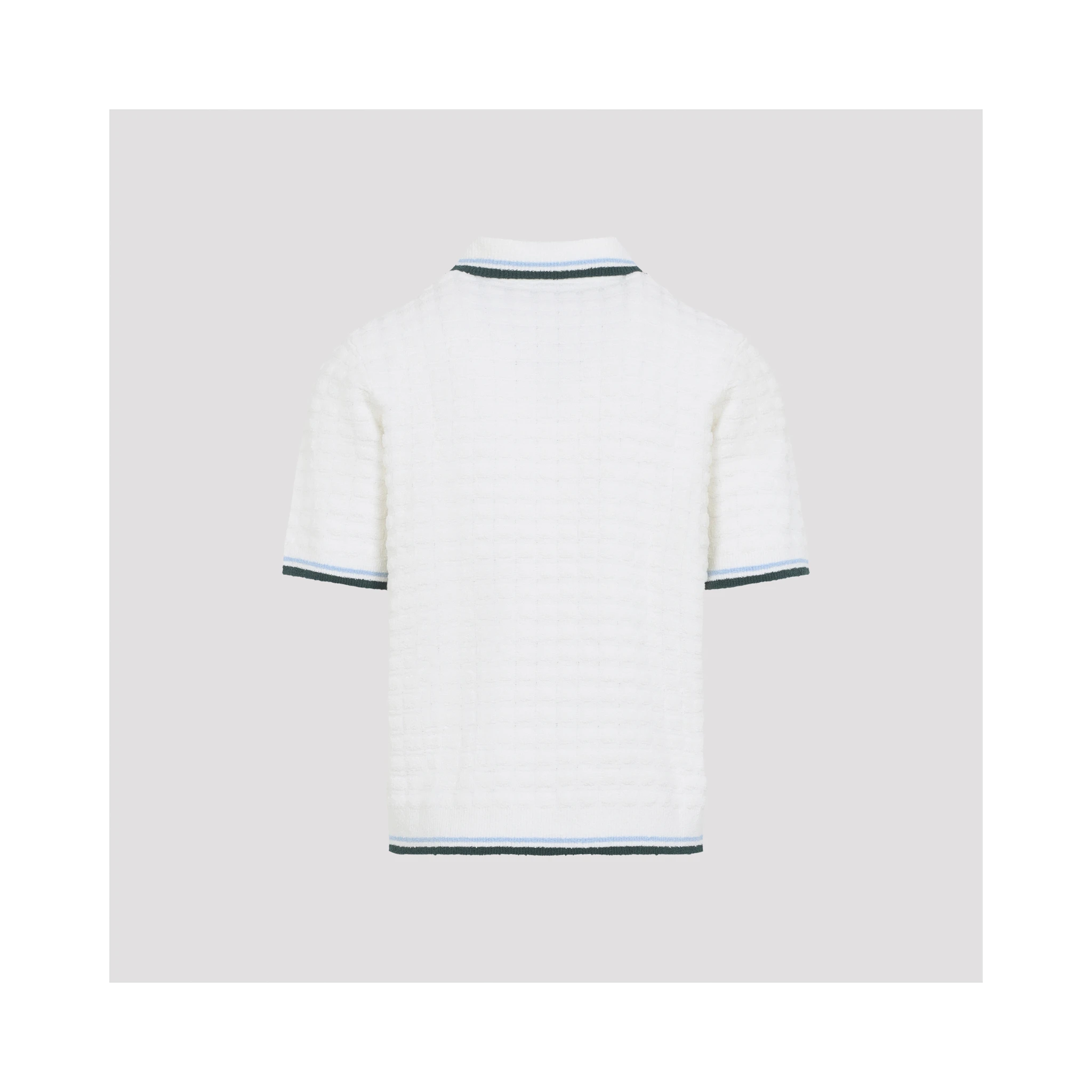 Casablanca Boucle short-sleeve Knitted Polo