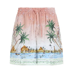 Casablanca Ethereal Silk Shorts
