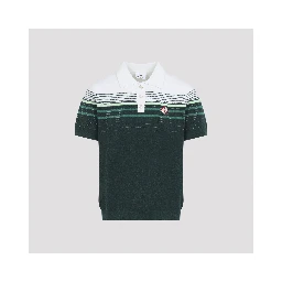 Casablanca Boucle Stripe knitted Polo