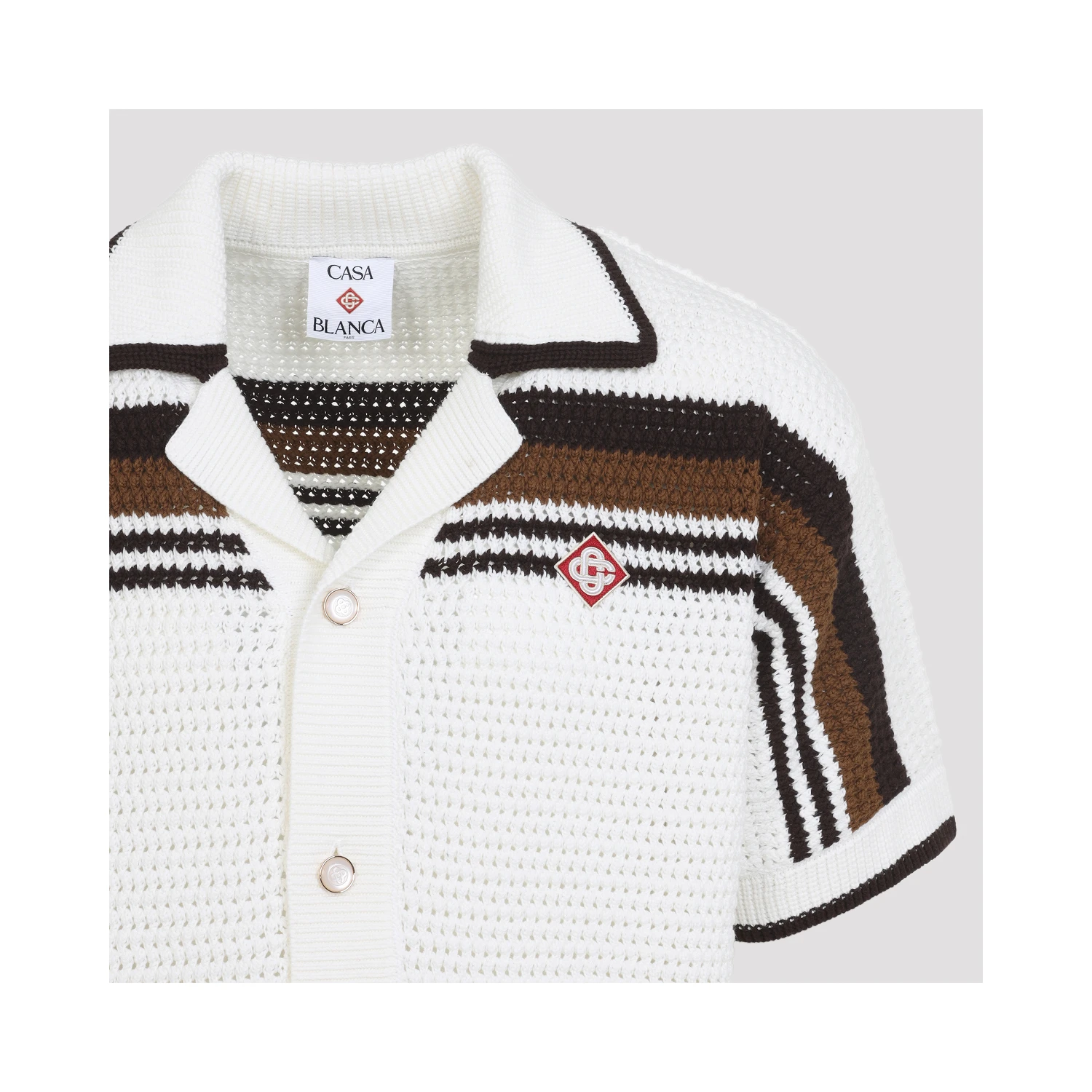 Casablanca short-sleeve crochet Shirt