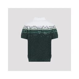 Casablanca Boucle Stripe knitted Polo