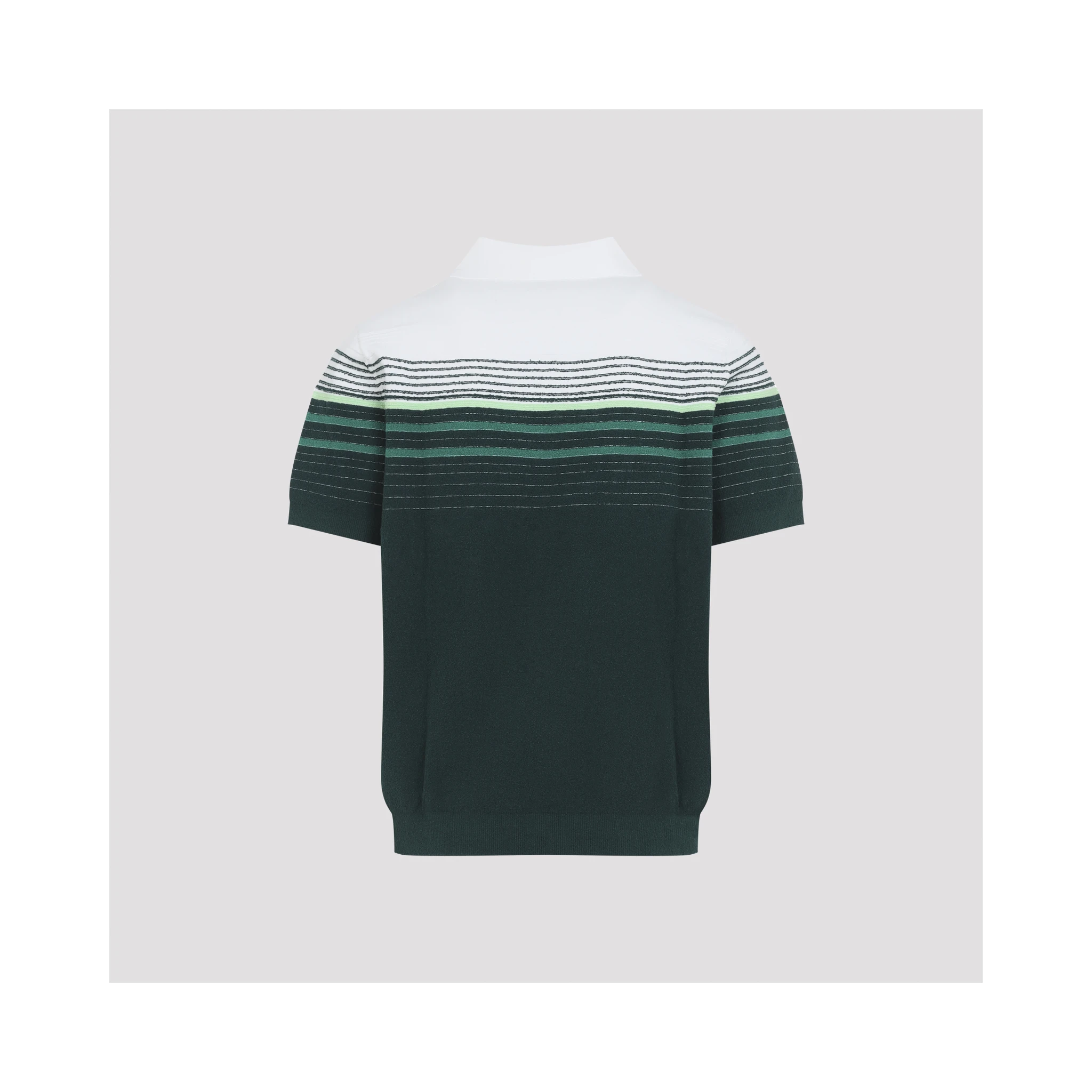 Casablanca Boucle Stripe knitted Polo