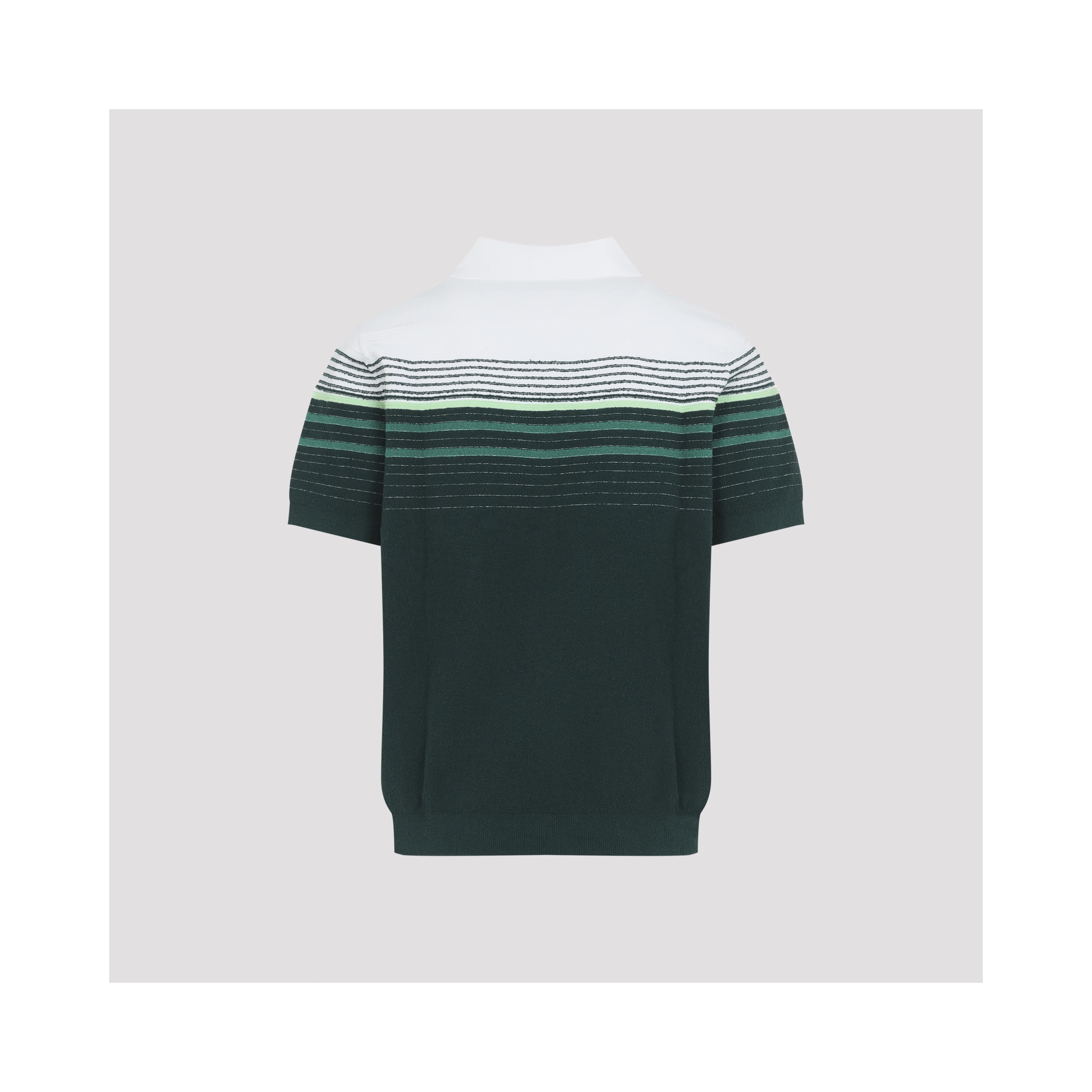 Casablanca Boucle Stripe knitted Polo