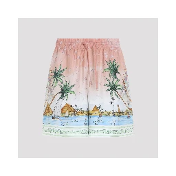 Casablanca Ethereal Silk Shorts