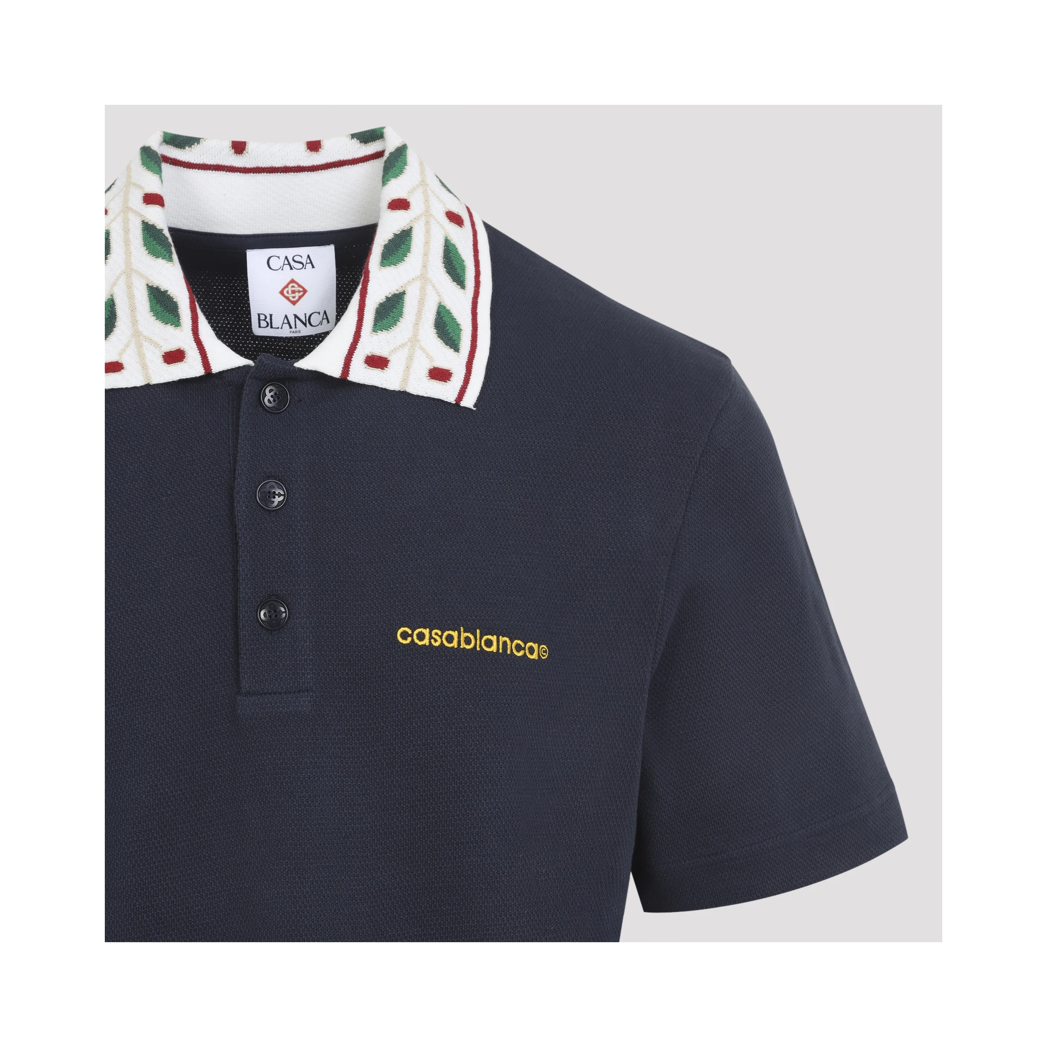 Casablanca Laurel Piqué Polo