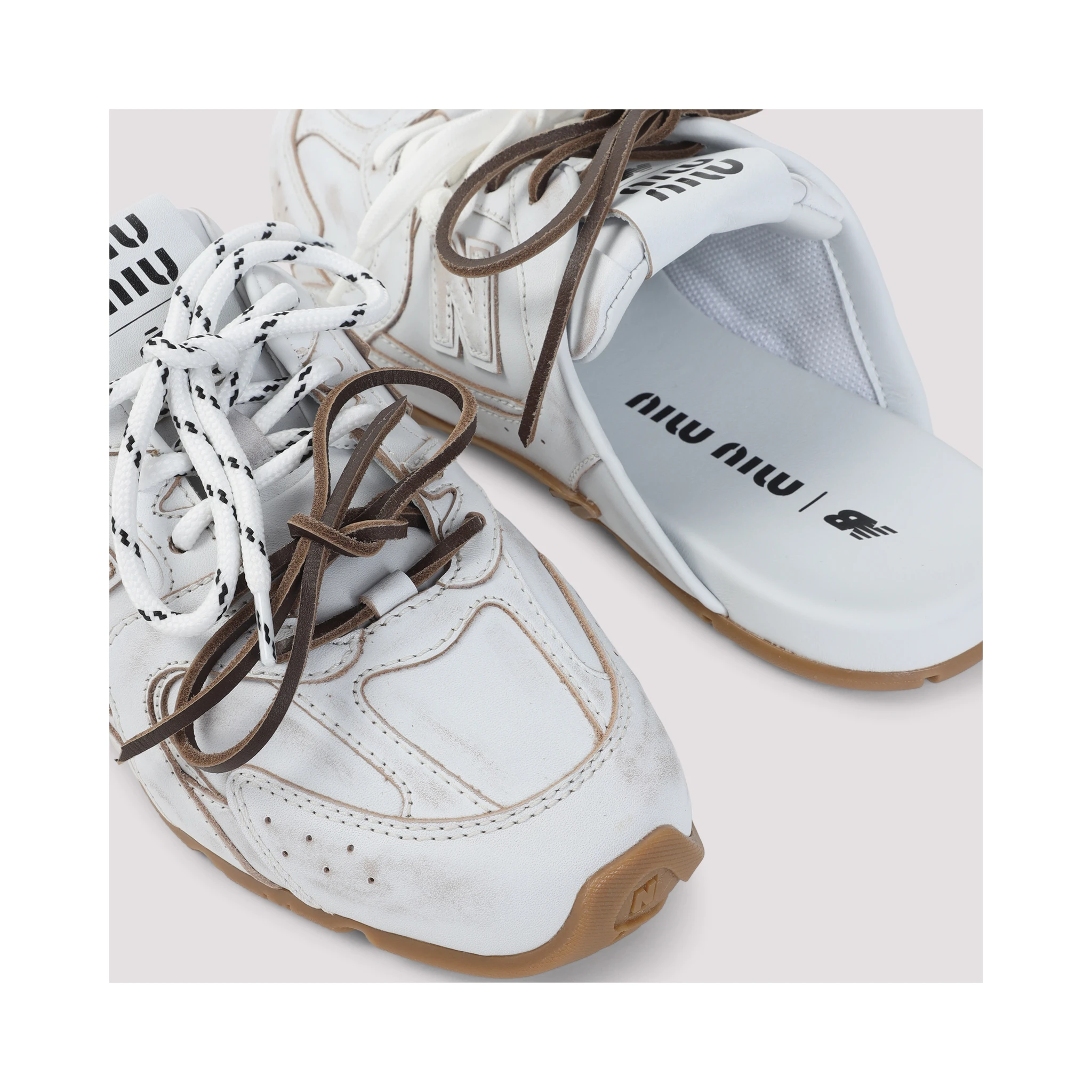 Miu Miu x New Balance Open Heel Shoes