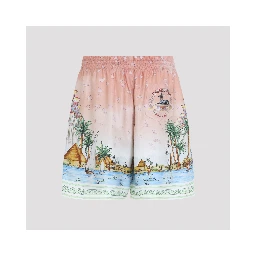 Casablanca Ethereal Silk Shorts