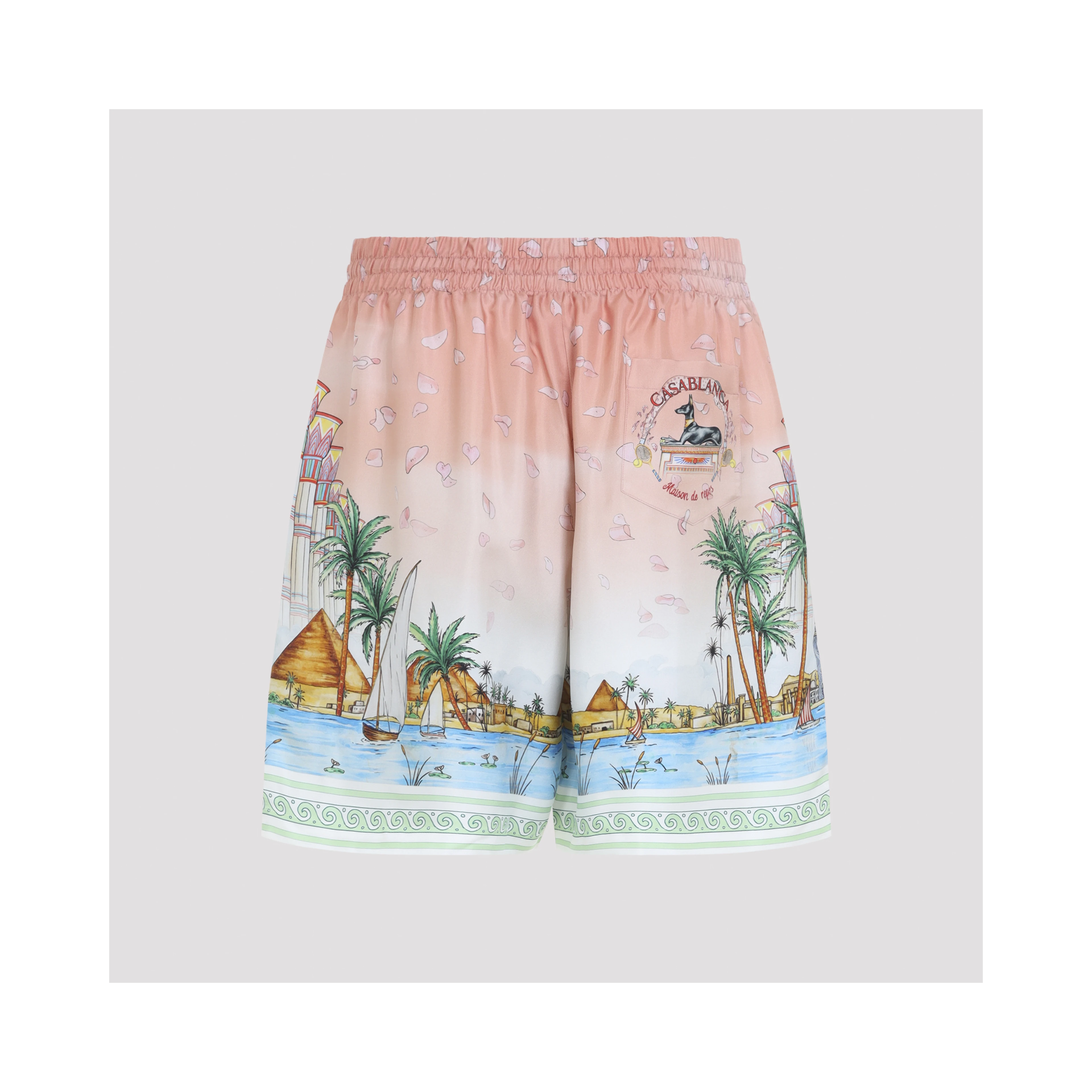 Casablanca Ethereal Silk Shorts