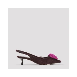 Roger Vivier Suede Slingback