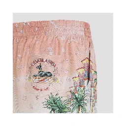 Casablanca Ethereal Silk Shorts