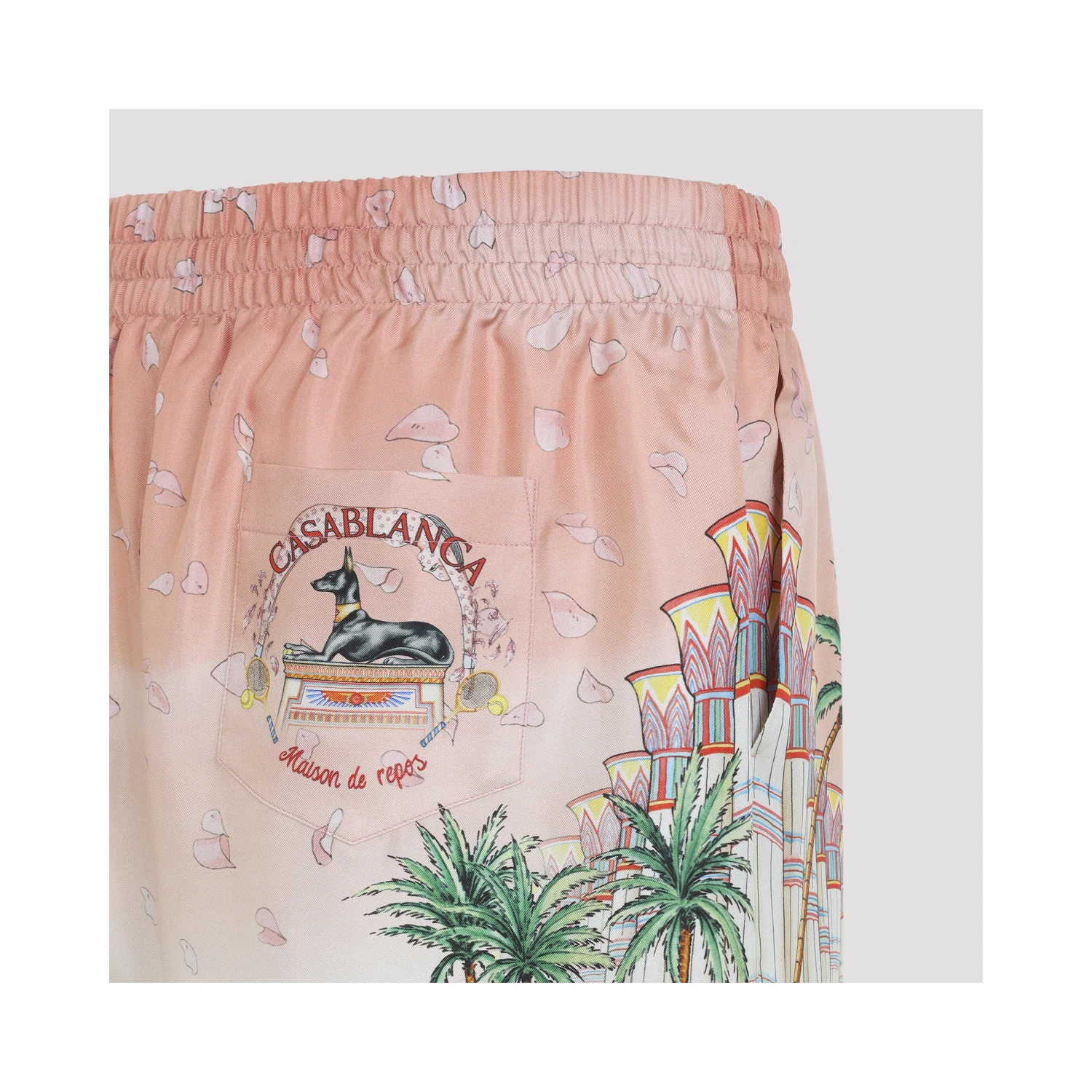 Casablanca Ethereal Silk Shorts