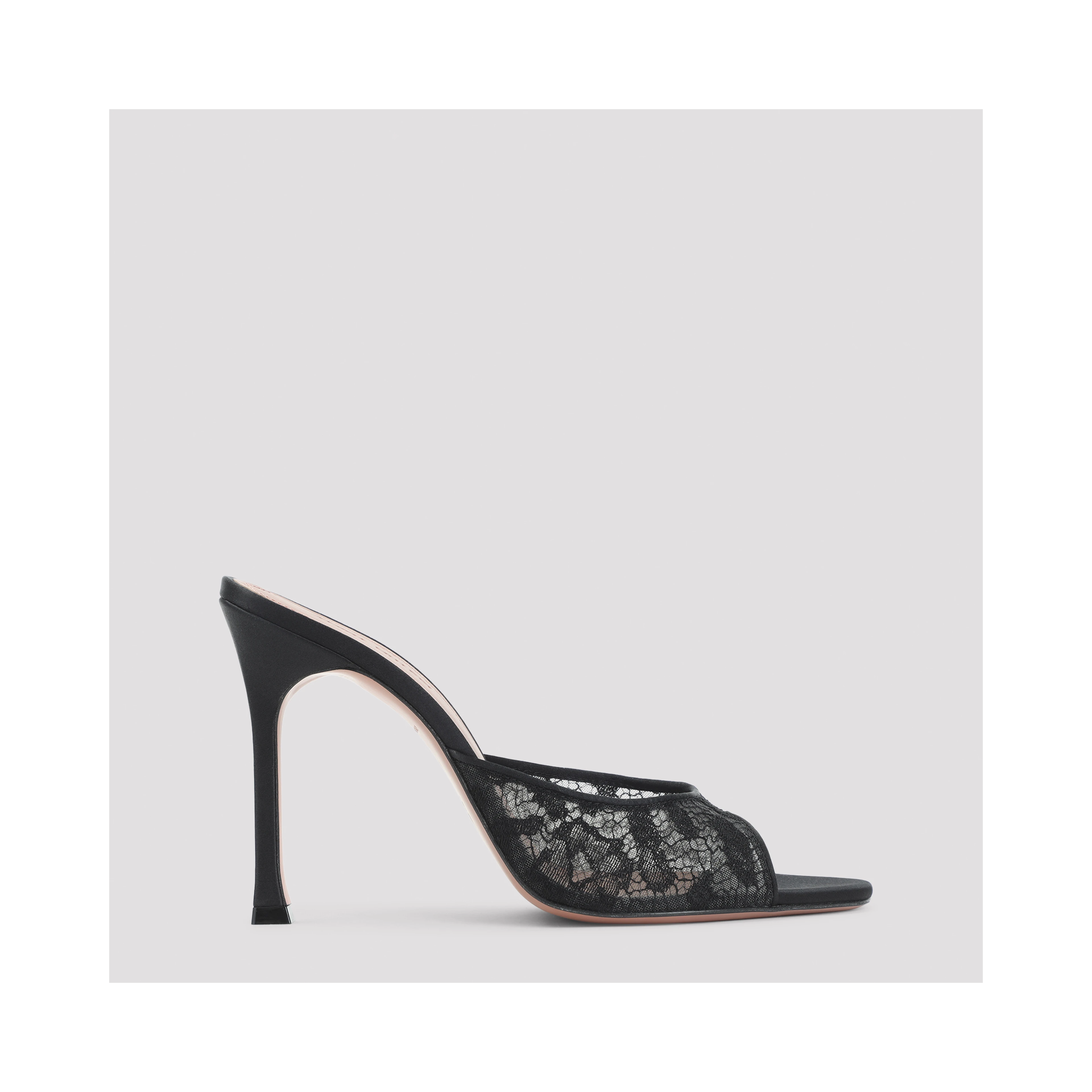 Amina Muaddi Alexa Lace Slipper