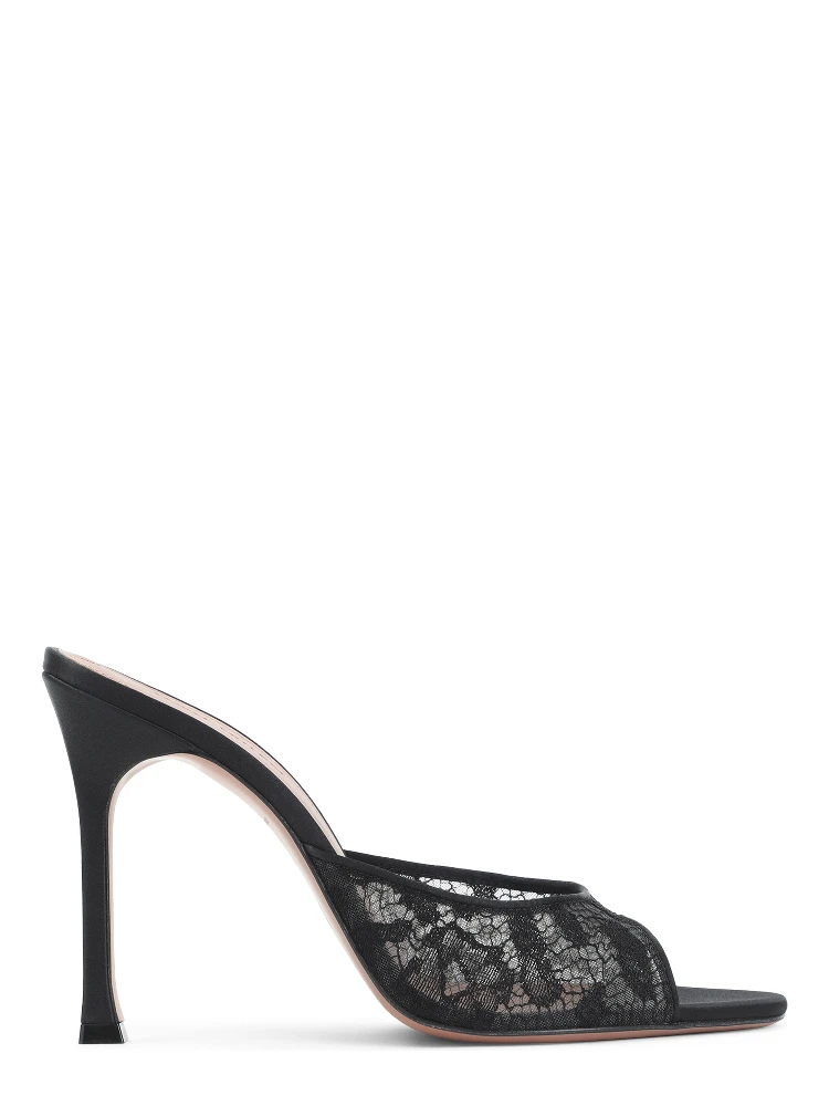 Amina Muaddi Alexa Lace Slipper alternative