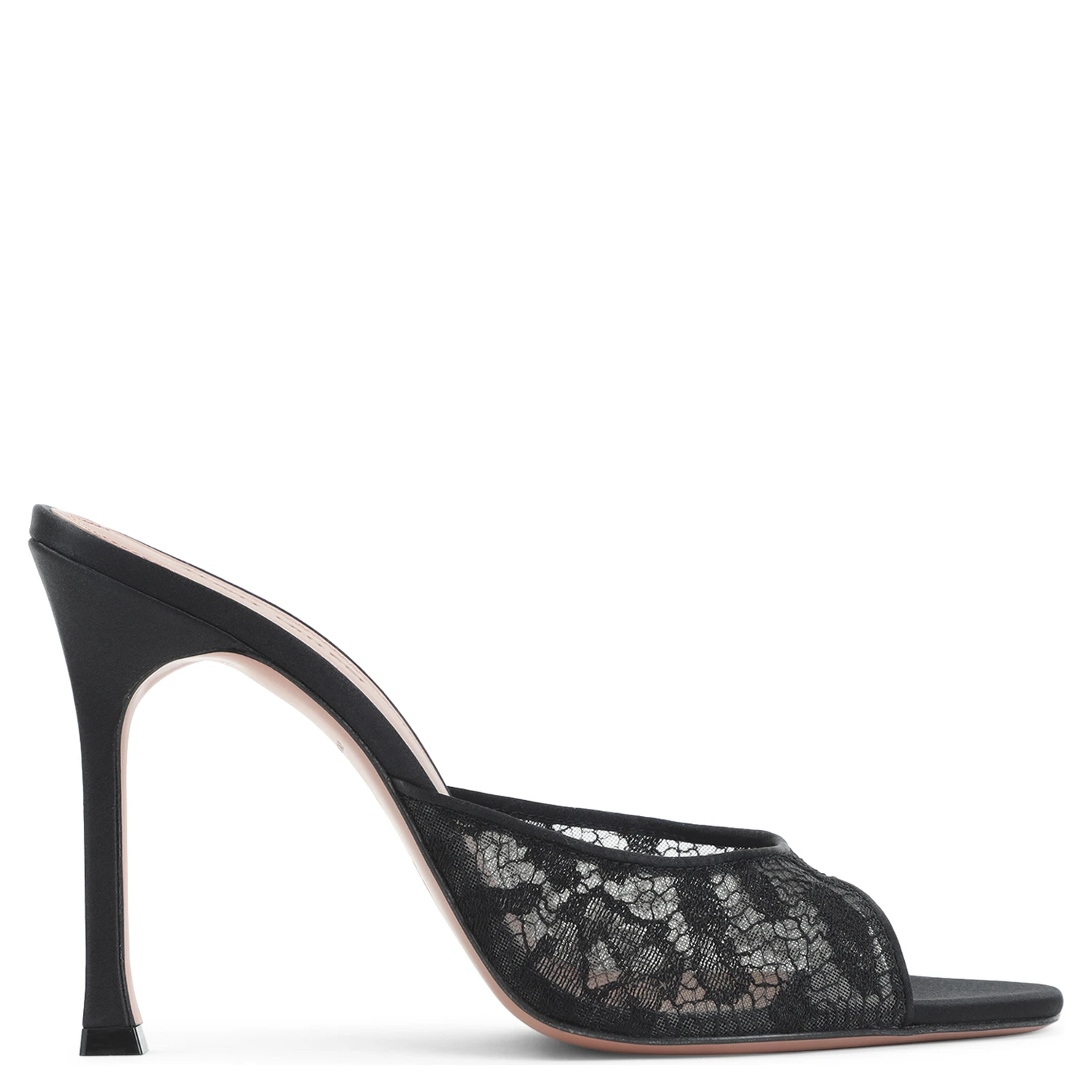 Amina Muaddi Alexa Lace Slipper
