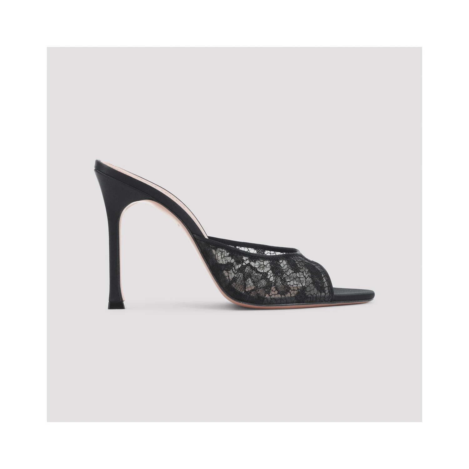 Amina Muaddi Alexa Lace Slipper