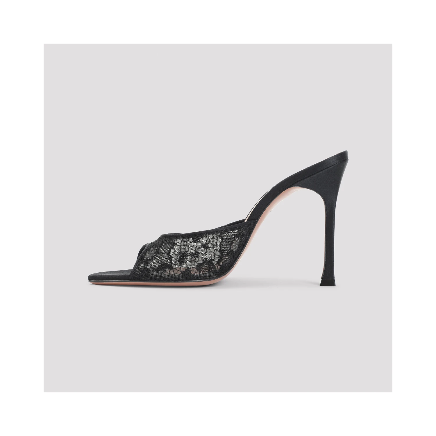 Amina Muaddi Alexa Lace Slipper
