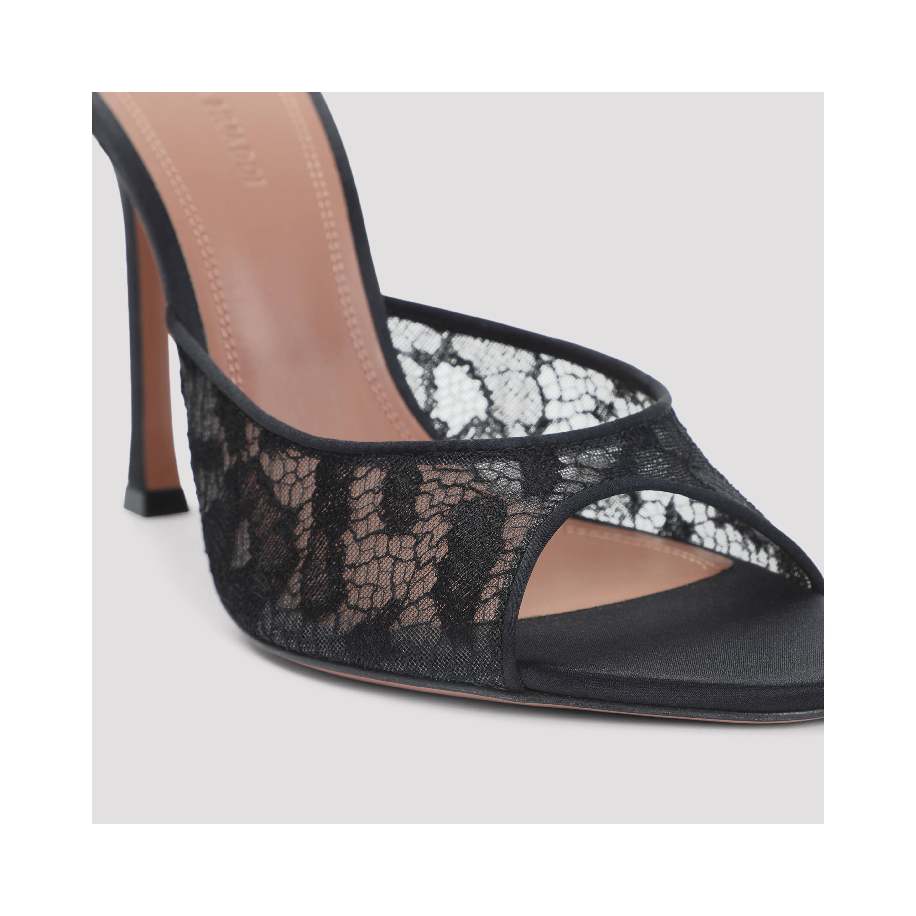 Amina Muaddi Alexa Lace Slipper
