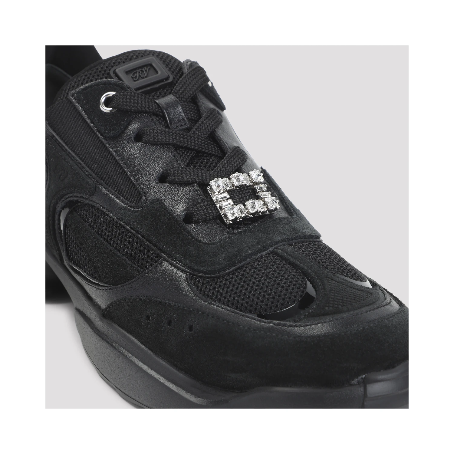 Roger Vivier Run Mini Strass Lace-Up
