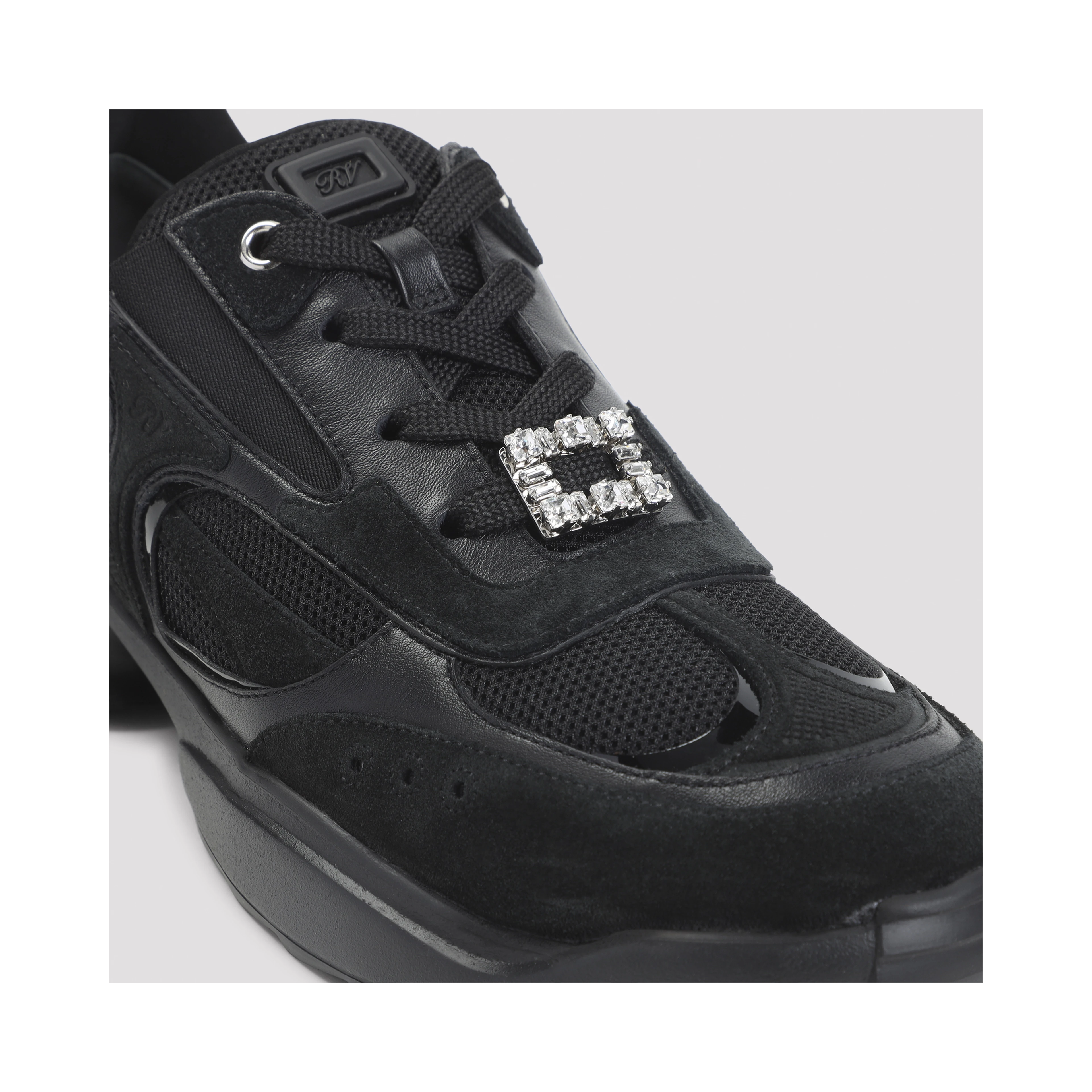 Roger Vivier Run Mini Strass Lace-Up