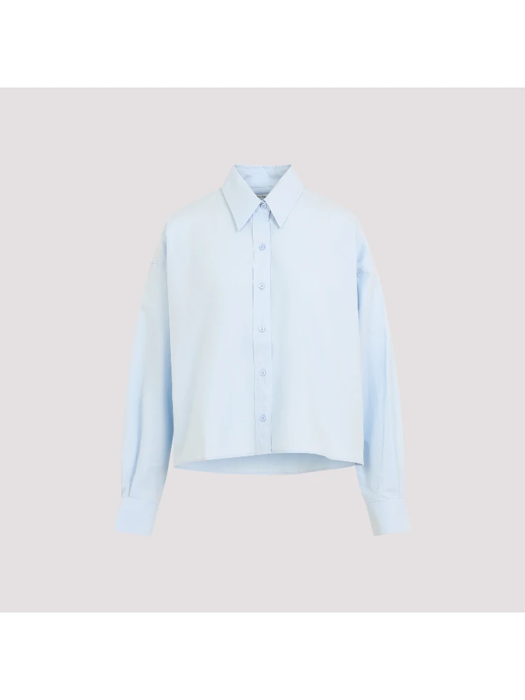 The Frankie Shop Arlen Cotton Boxy Shirt