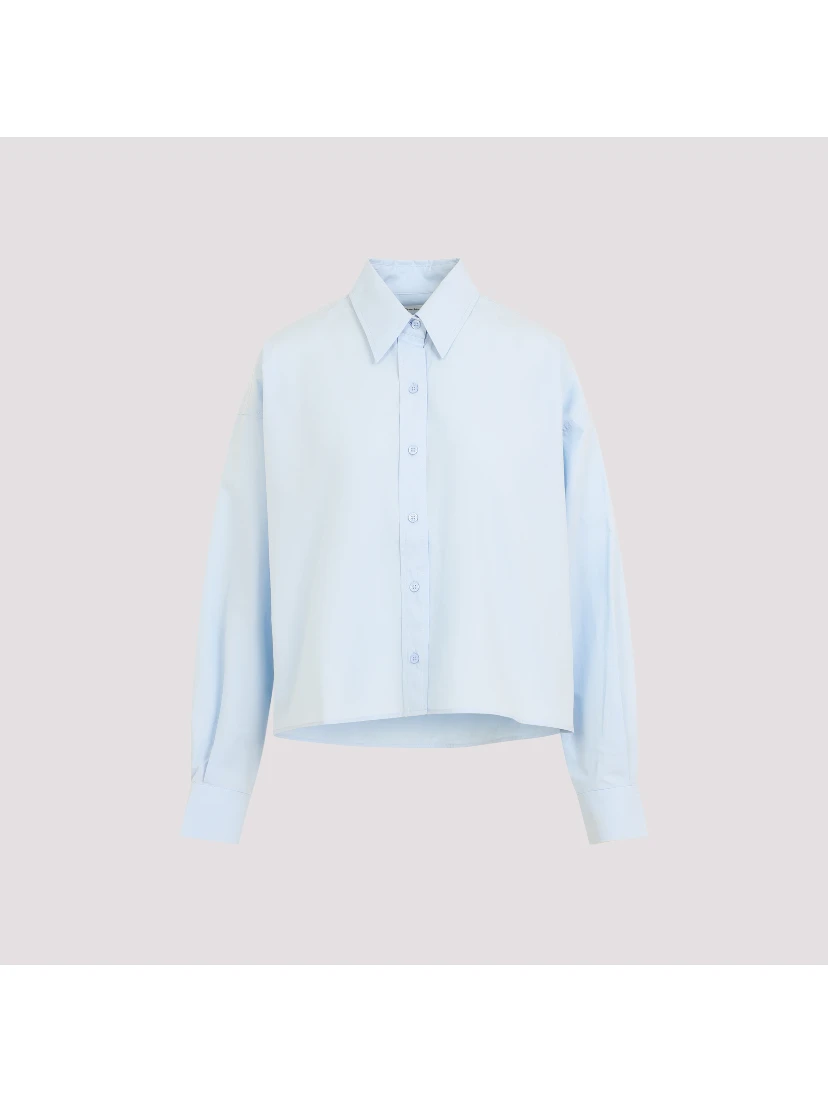 The Frankie Shop Arlen Cotton Boxy Shirt