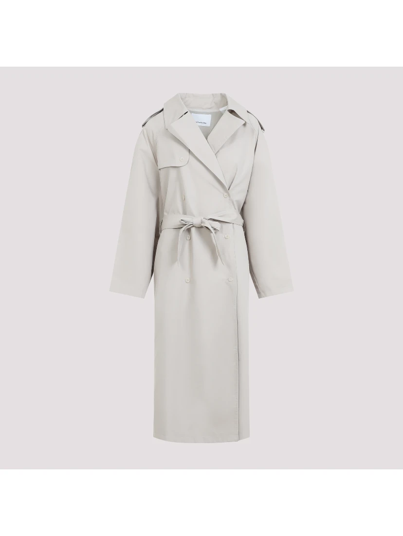 The Frankie Shop Riva Cotton Trench Coat