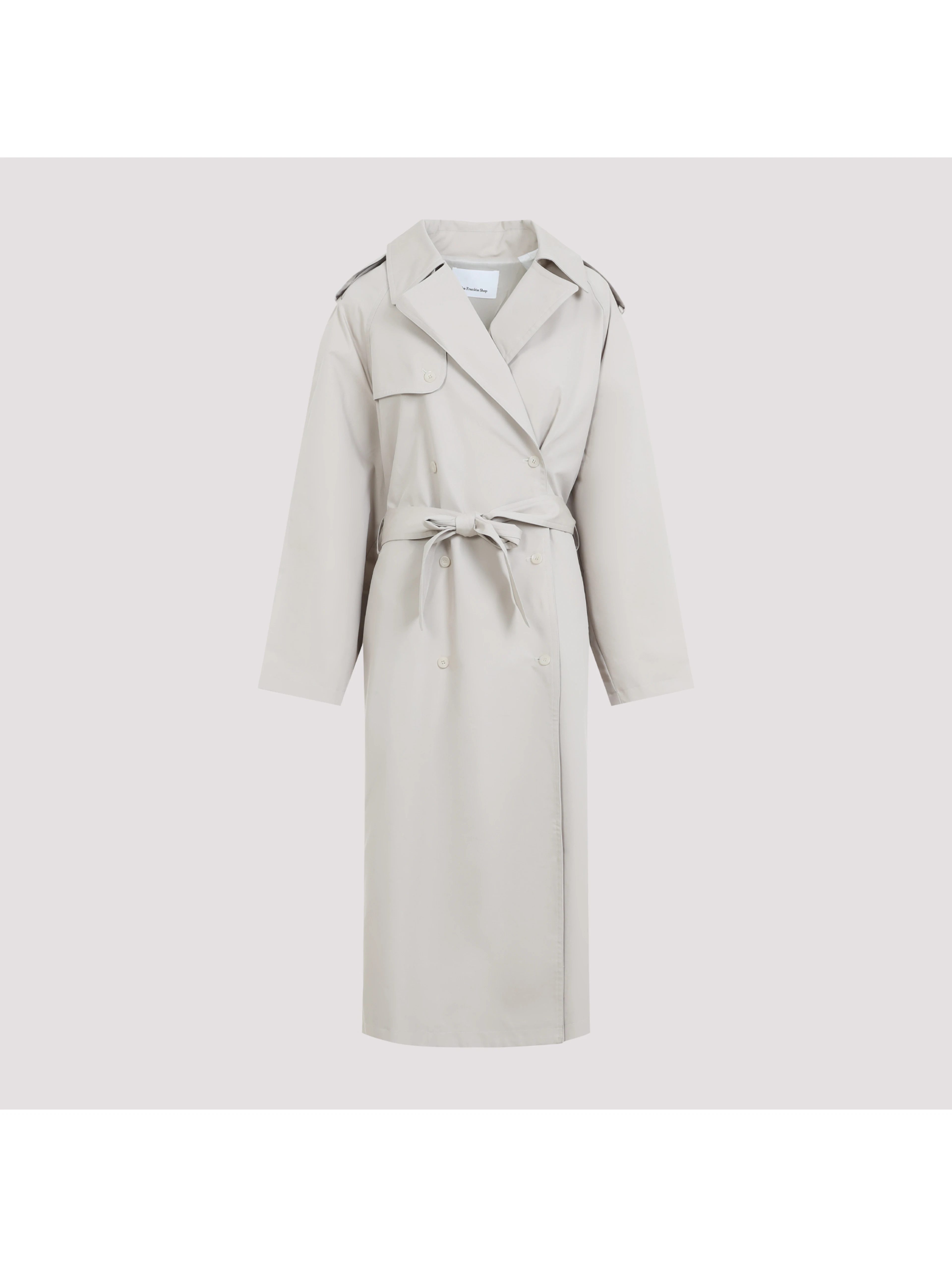 The Frankie Shop Riva Cotton Trench Coat