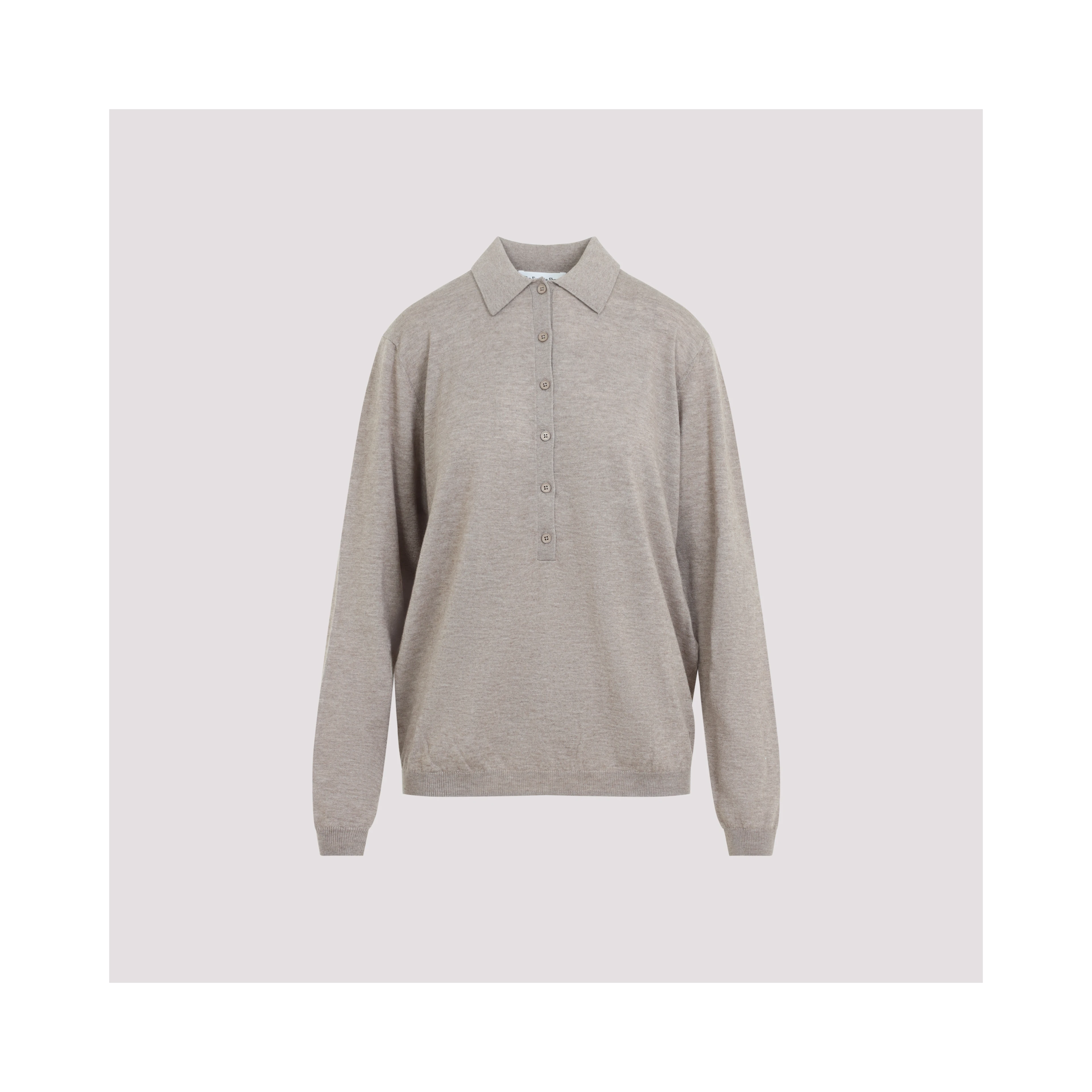 The Frankie Shop Tala Knit V-Neck Polo