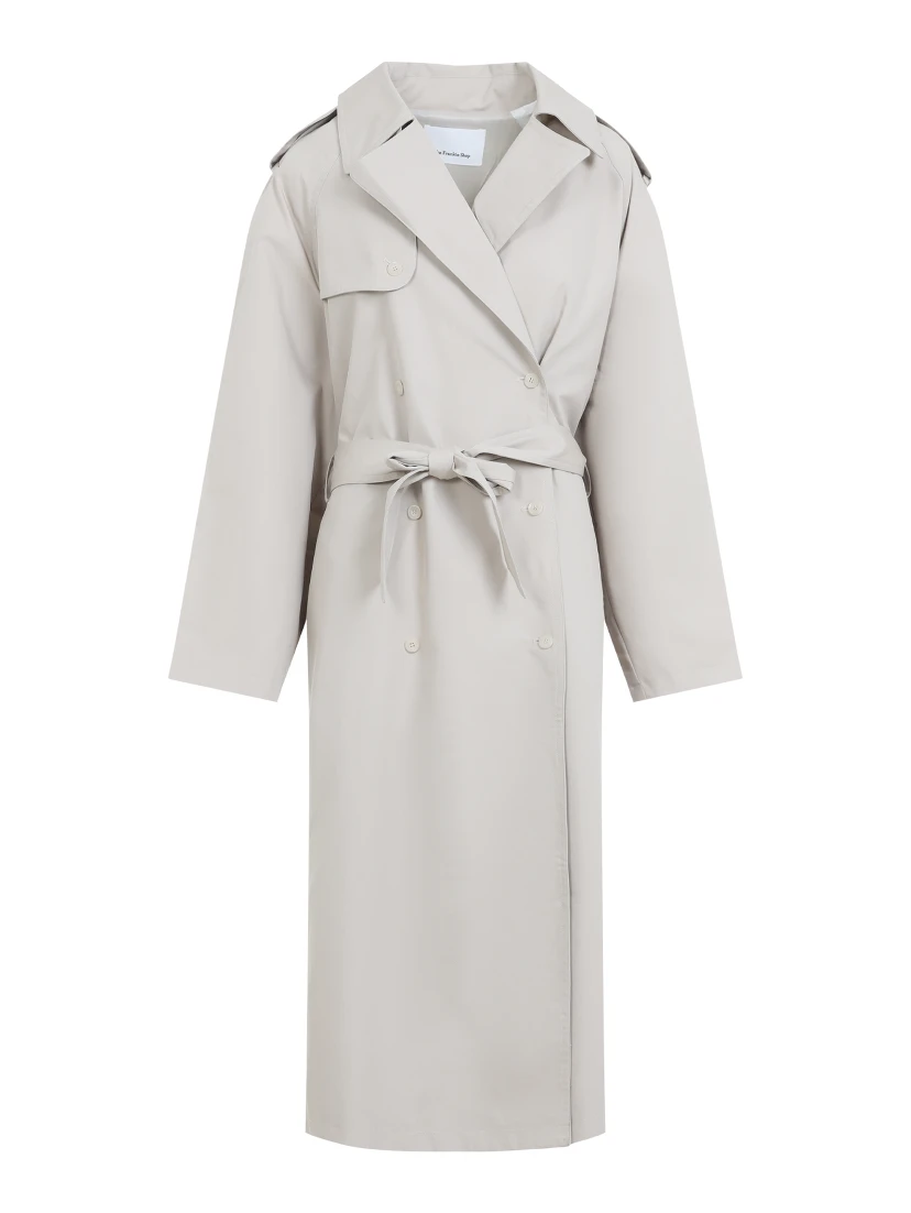 The Frankie Shop Riva Cotton Trench Coat
