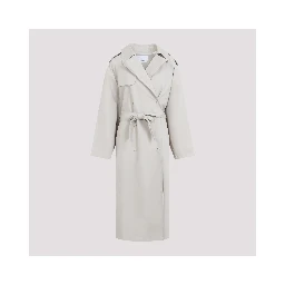 The Frankie Shop Riva Cotton Trench Coat