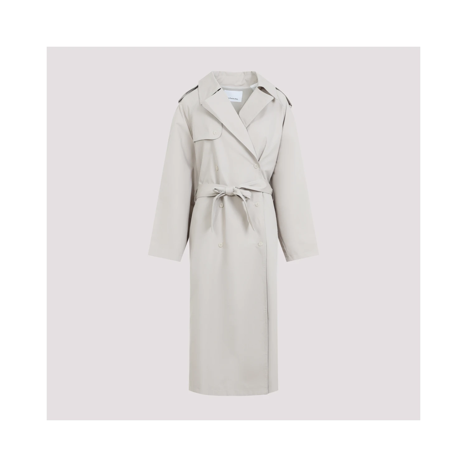The Frankie Shop Riva Cotton Trench Coat