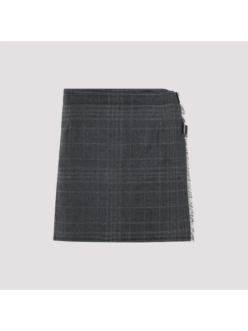 Balenciaga Pleated Mini Skirt